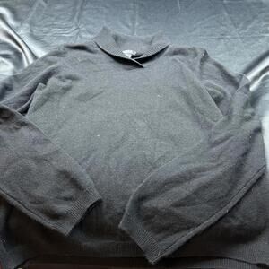 Prive WOMENS Black Long Sleeve Loose Turtle Neck Size L